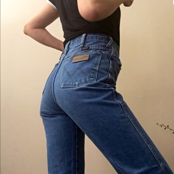 Vintage high waisted Wrangler jeans - Picture 7 of 8